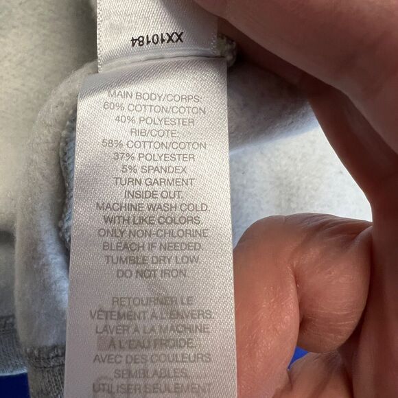 Z by Zella Girls Shooting Star Drape Collar Cardigan Grey Light Heather L 10-12 - Picture 8 of 9